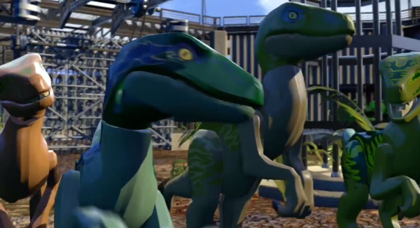 Lego jurassic world blue best sale