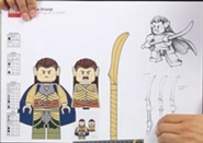 Concept art for the Elrond Minifigure