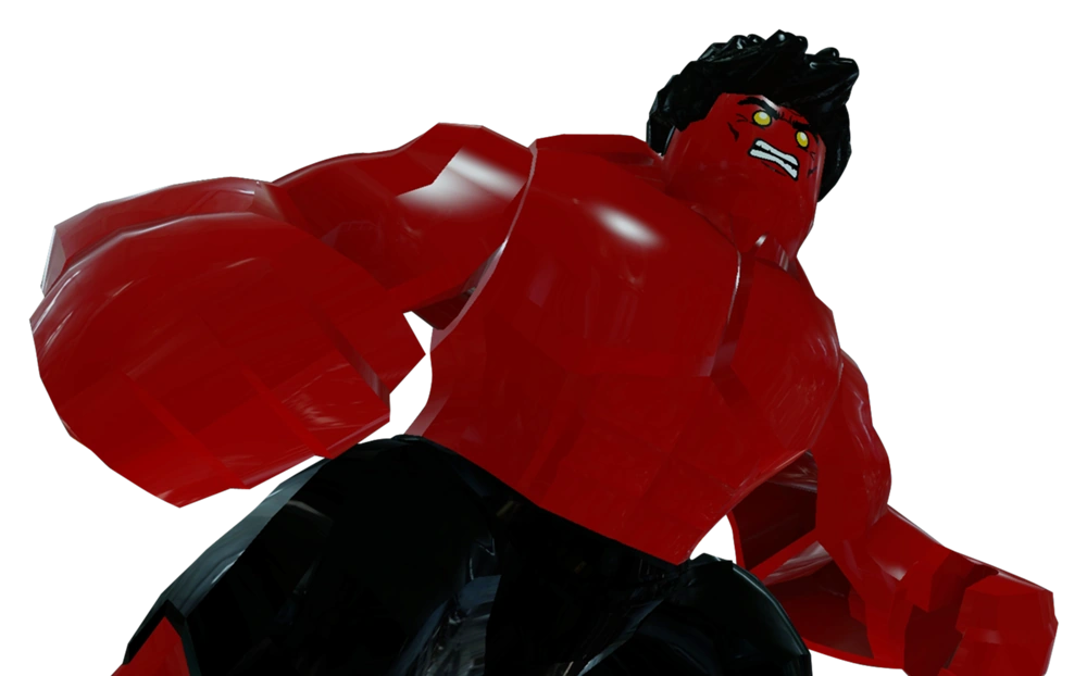lego marvel red hulk