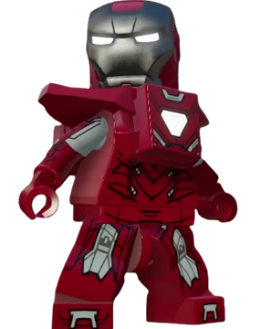 Iron man silver centurion lego top
