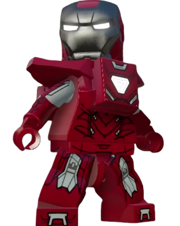 Lego iron man silver sale