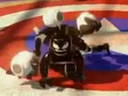 Venom, juggling skulls with his tendrils