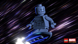 Lego marvel super heroes silver on sale surfer
