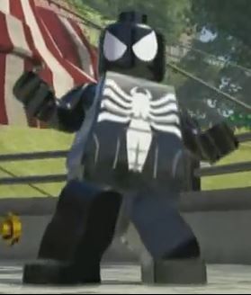 Spiderman black suit sale lego