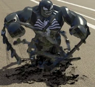 Big Venom transforming into a small venom
