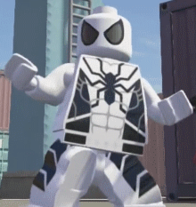 Lego white spiderman deals