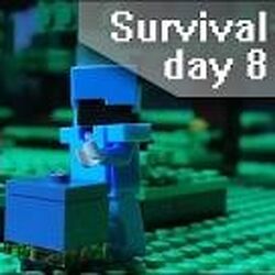 Lego minecraft survival day best sale 1