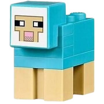 Light Blue Sheep LEGO Minecraft Wiki Fandom