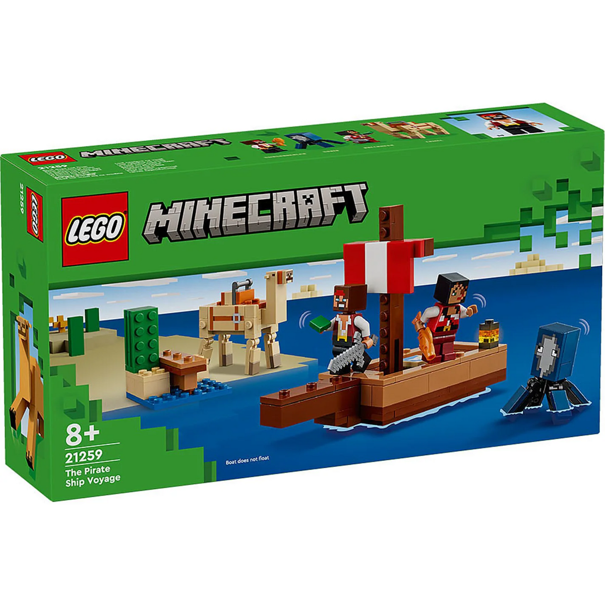 Lego minecraft boat cheap