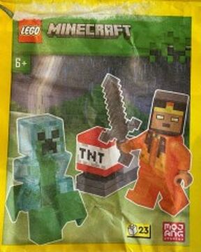 Golden Knight and Charged Creeper LEGO Minecraft Wiki Fandom