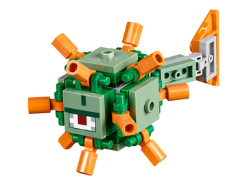 Lego minecraft elder guardian top