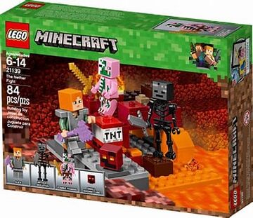 Lego minecraft the nether fight 21139 stores sale