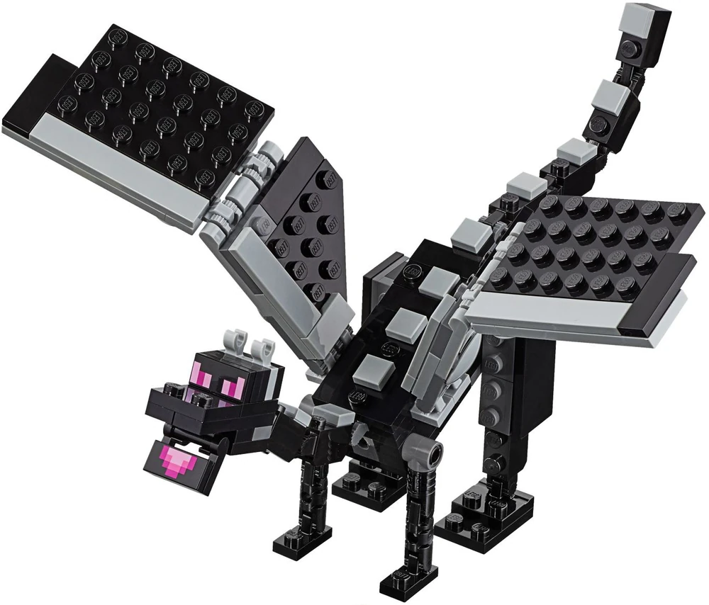 How to Build LEGO Minecraft Ender Dragon (Part 2)