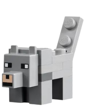 Lego minecraft wolf on sale