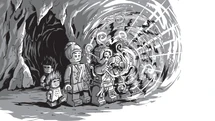Garmadon löst den Zauberspruch auf.