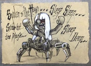 Konzeptzeichnung von Tommy Andreasen zu Staffel 15-Harumi