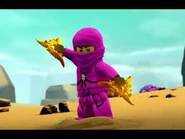 Zane im verfärbten Outfit