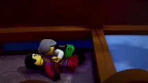 Garmadon hält Clouse auf.