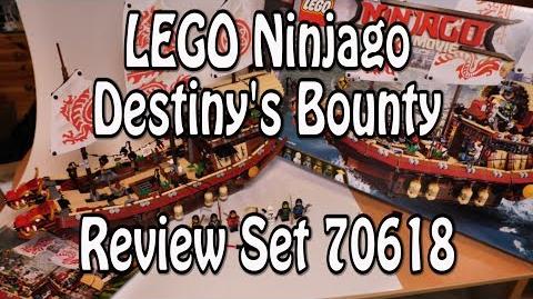 LEGO Ninja Flugsegler (Ninjago Movie Set 70618 Destiny's Bounty Review deutsch)