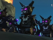 Die Oni auf dem Weg zum Kloster des Spinjitzu