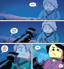 Garmadon hält Min für Lloyd.