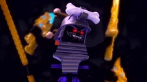 Garmadon ist kurz davor, den Schlangenmeister zu besiegen.