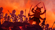 Garmadon und seine Skelett-Armee