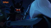 Garmadon nimmt Harumi als neue Tochter an.