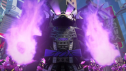 Garmadon angry use oni power in crystallized