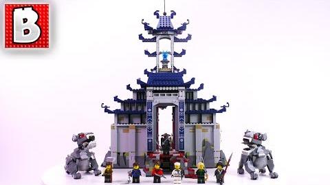 LEGO Ninjago Movie Temple of Ultimate Ultimate Weapon 70617 Unbox Build Time Lapse Review