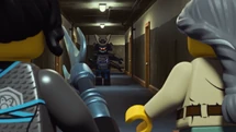 Garmadon trifft auf Misako und Nya.