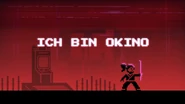 Auf der Titelkarte von Ich bin Okino