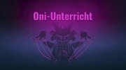 Oni-Unterricht Titelkarte