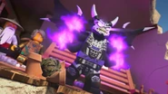 Garmadon entfesselt als Halb-Oni seine Oni-Form