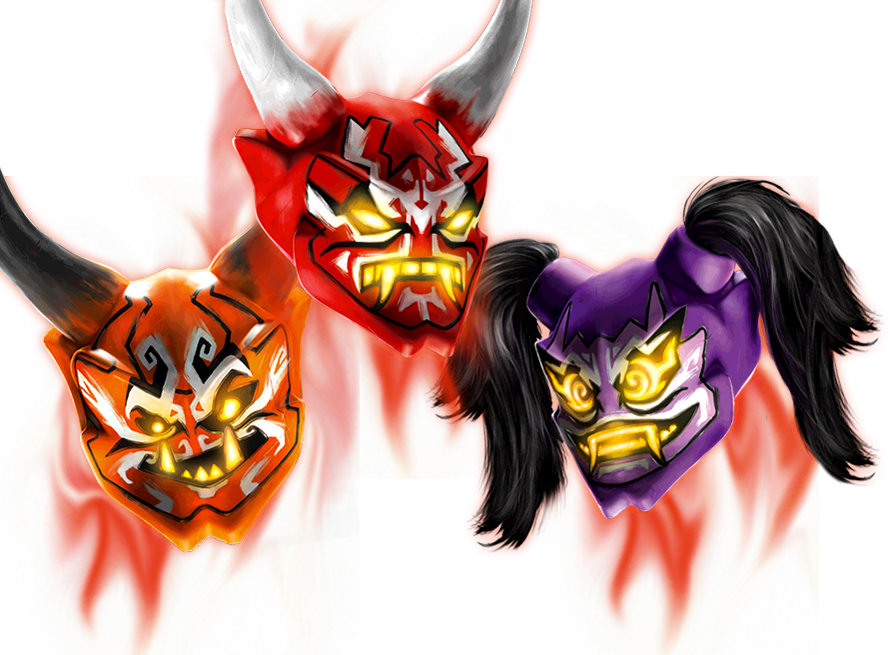 Oni Masken Lego Ninjago Wiki Fandom