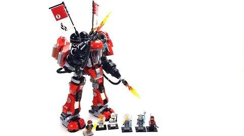 The LEGO Ninjago Movie Set 70615 - Kai's Feuer-Mech Unboxing & Review deutsch