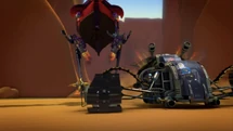 Die Black Bounty überholt den Ultraschall-Raider.