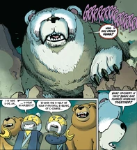 Kuma war nach ihrer Befreiung sehr verwundert.