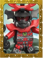 Ein Steinsamurai im Rang eines Kriegers (Stein-Krieger)