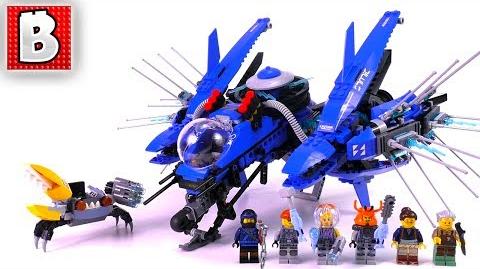 LEGO Ninjago Movie Jay's Lightning Jet 70614! Unbox Build Time Lapse Review