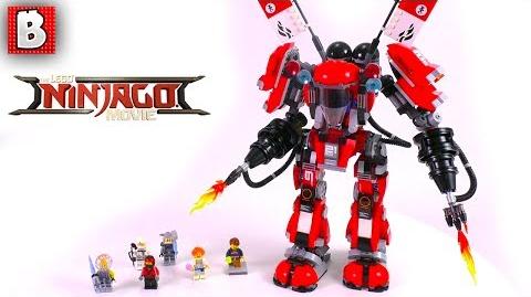 LEGO Ninjago Movie Fire Mech Set 70615! Unbox Build Time Lapse Review
