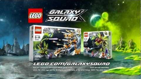 LEGO 2013 Galaxy Squad - Bug Obliterator 70705 & Warp Stinger 70702