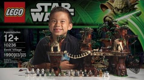 EWOK VILLAGE - LEGO Star Wars Set 10236 Time-lapse, Unboxing & Review