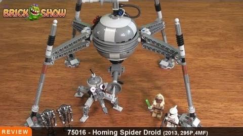 LEGO Star Wars Homing Spider Droid Review LEGO 75016