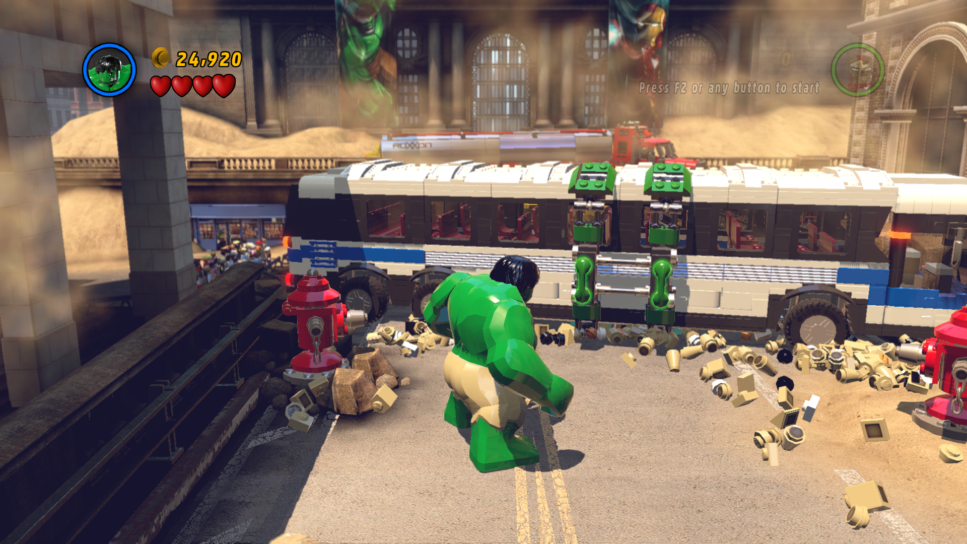 LEGO Marvel Super Heroes Walkthrough Sand Central Station