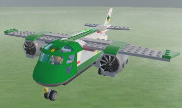 Cargo plane lego set sales