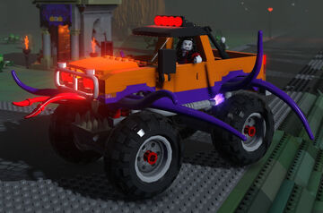 Lego purple monster truck hot sale