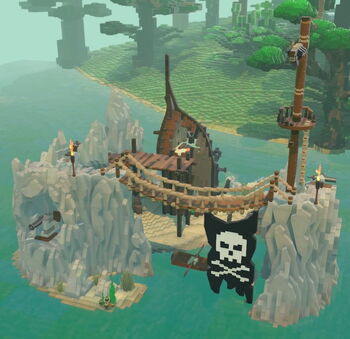 Lego worlds online pirate ship