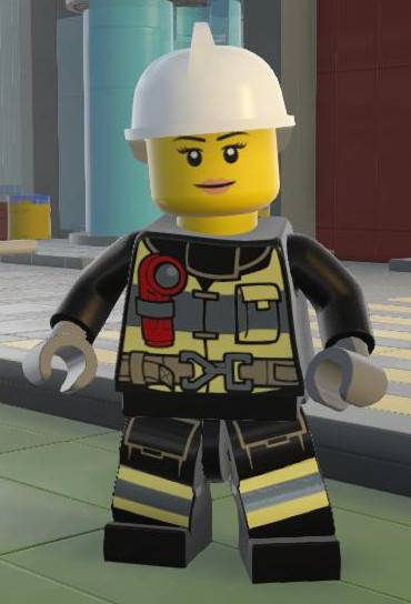 Uregelmæssigheder Kæmpe stor Tilkalde Firefighter | Lego Worlds Wiki | Fandom