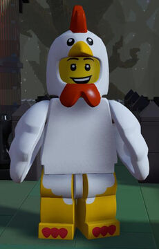 Lego minifigure chicken suit guy sales